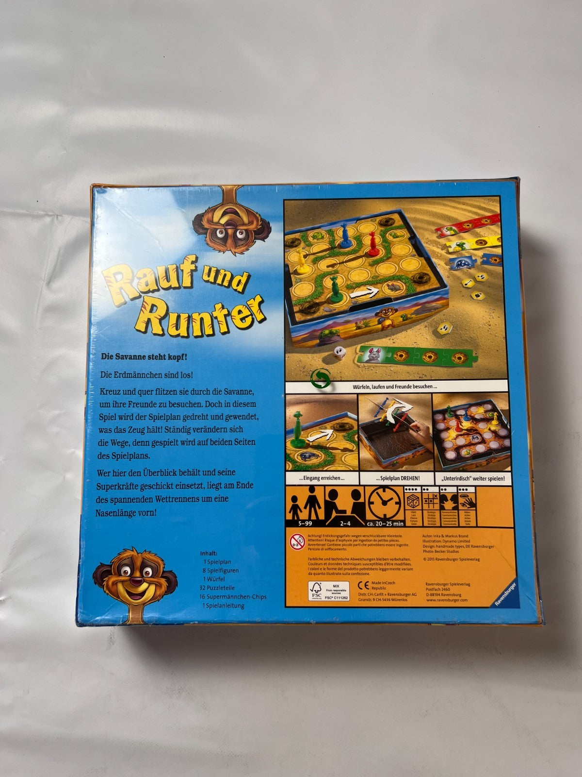 Ravensburger 211135 - Rauf und Runter - Die Savanne steht kopf! - NEU in Folie - Ansicht 7