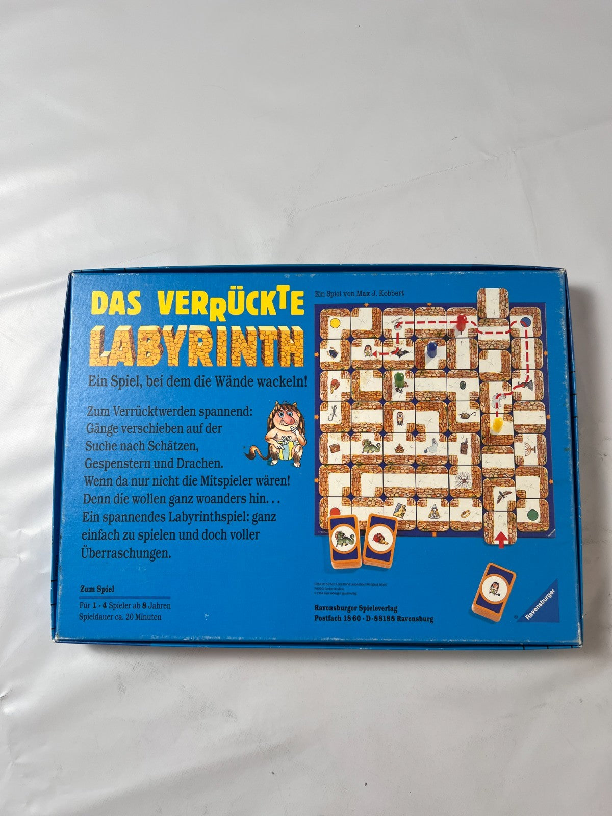 Ravensburger Das verrückte Labyrinth  Brettspiel Kinderspiel 1994 -Vollständig - Ansicht 9
