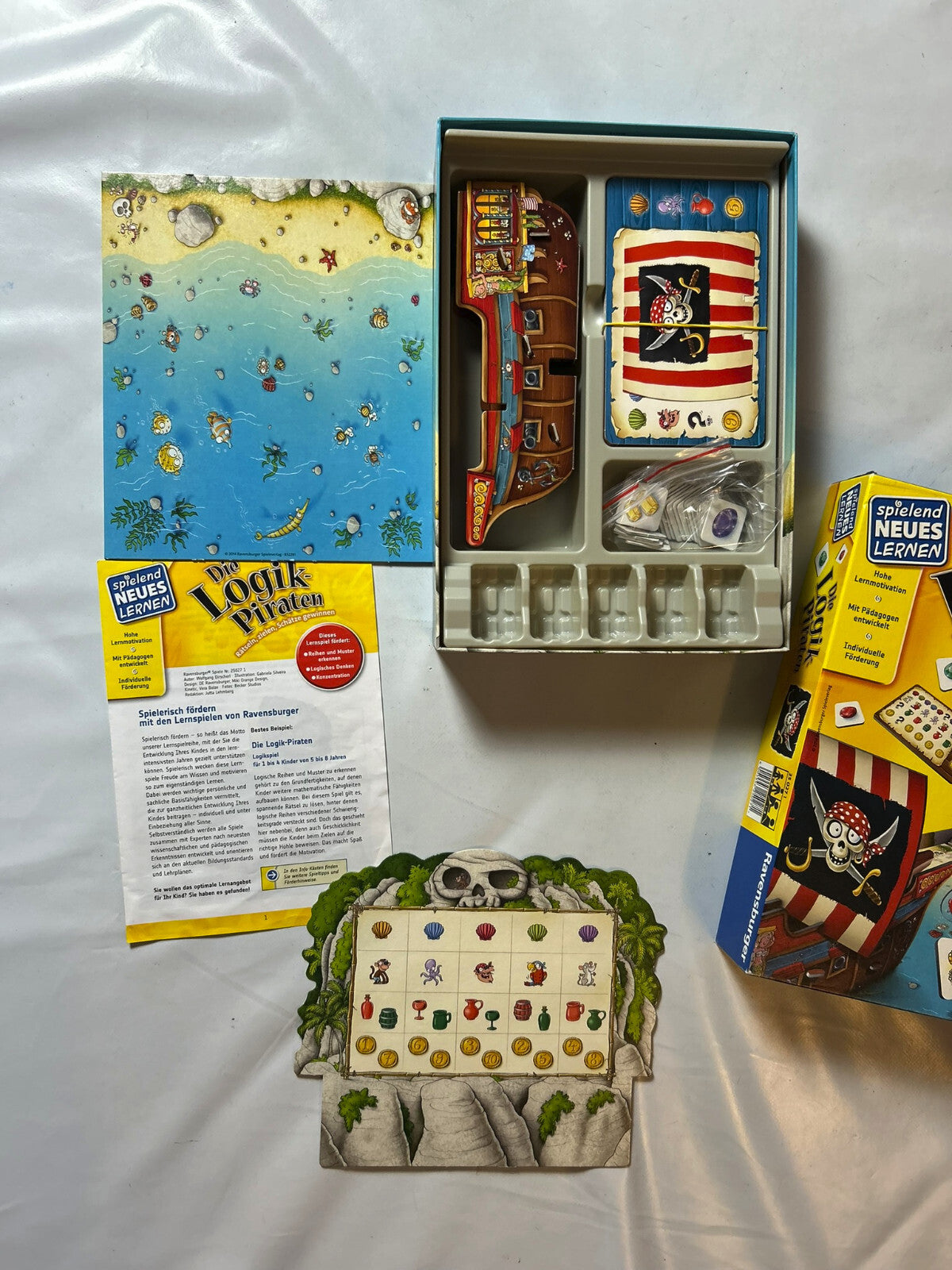 Ravensburger Die Logik-Piraten Lernspiel Gesellschaftsspiel - Vollständig - Ansicht 6