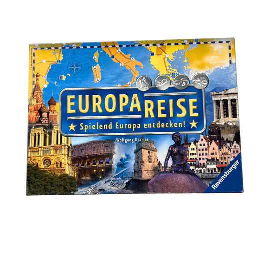 Ravensburger Europareise Gesellschaftsspiel 2007 – SKU A13891 – Gesellschaftsspiel gebraucht kaufen bei Brettspielimperium