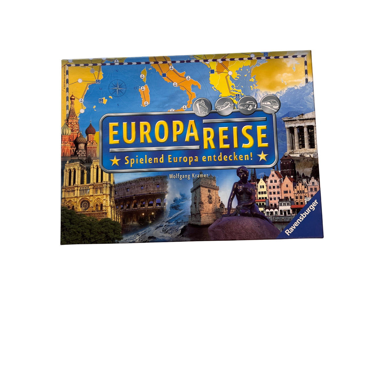 Ravensburger Europareise Gesellschaftsspiel 2007 – SKU A13993 – Gesellschaftsspiel gebraucht kaufen bei Brettspielimperium