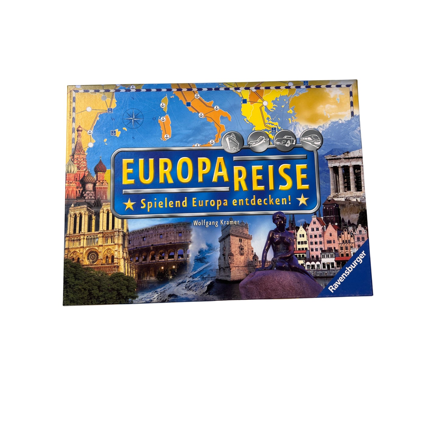Ravensburger Europareise Gesellschaftsspiel 2007 – SKU A14531 – Gesellschaftsspiel gebraucht kaufen bei Brettspielimperium