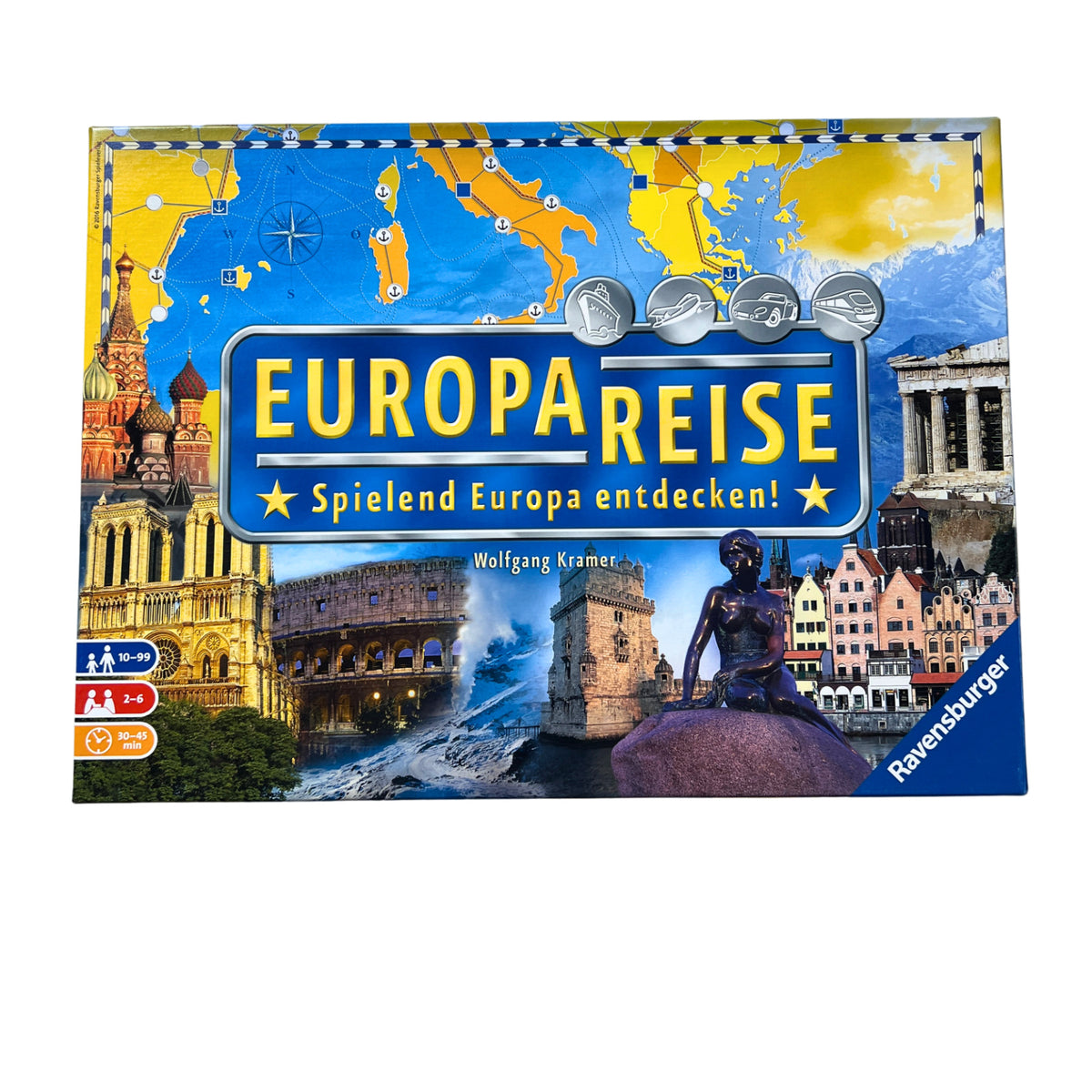 Ravensburger Europareise Gesellschaftsspiel 2007 Unbespielt – SKU A13892 – Gesellschaftsspiel gebraucht kaufen bei Brettspielimperium