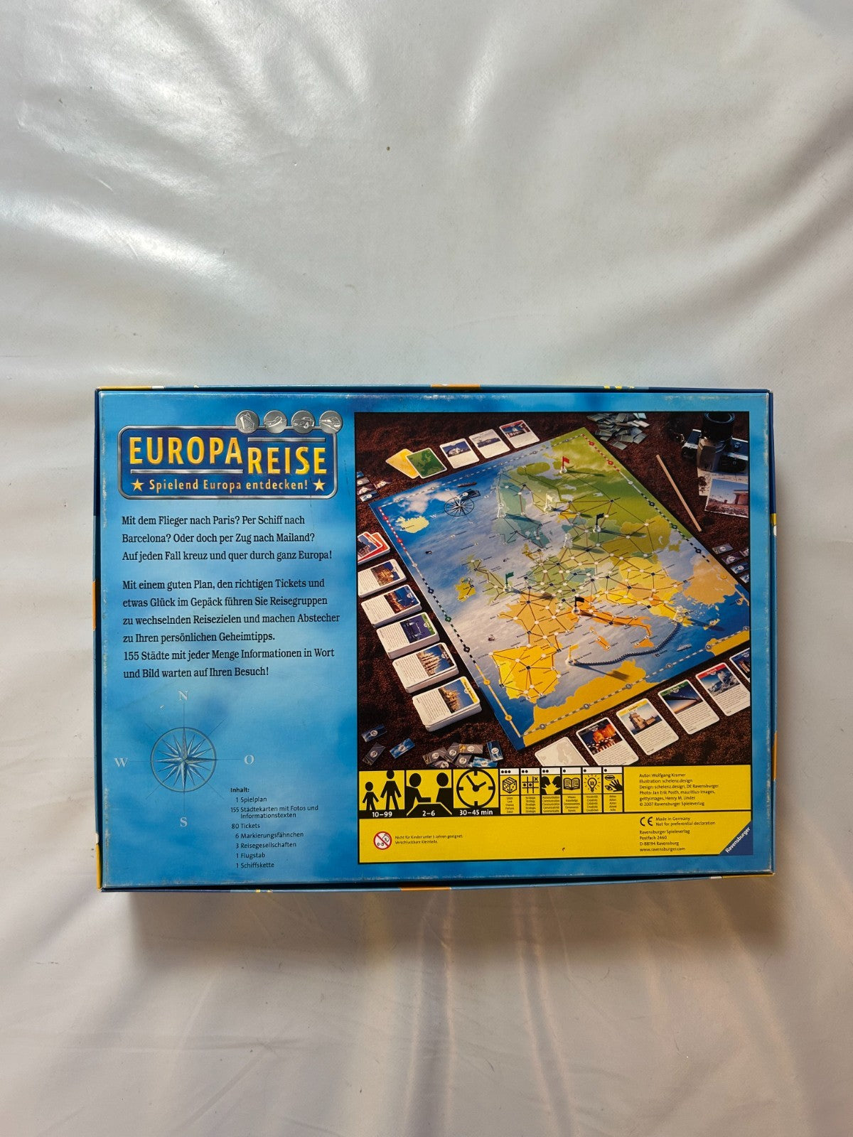 Ravensburger Europareise Gesellschaftsspiel 2007  Vollständig - Ansicht 11