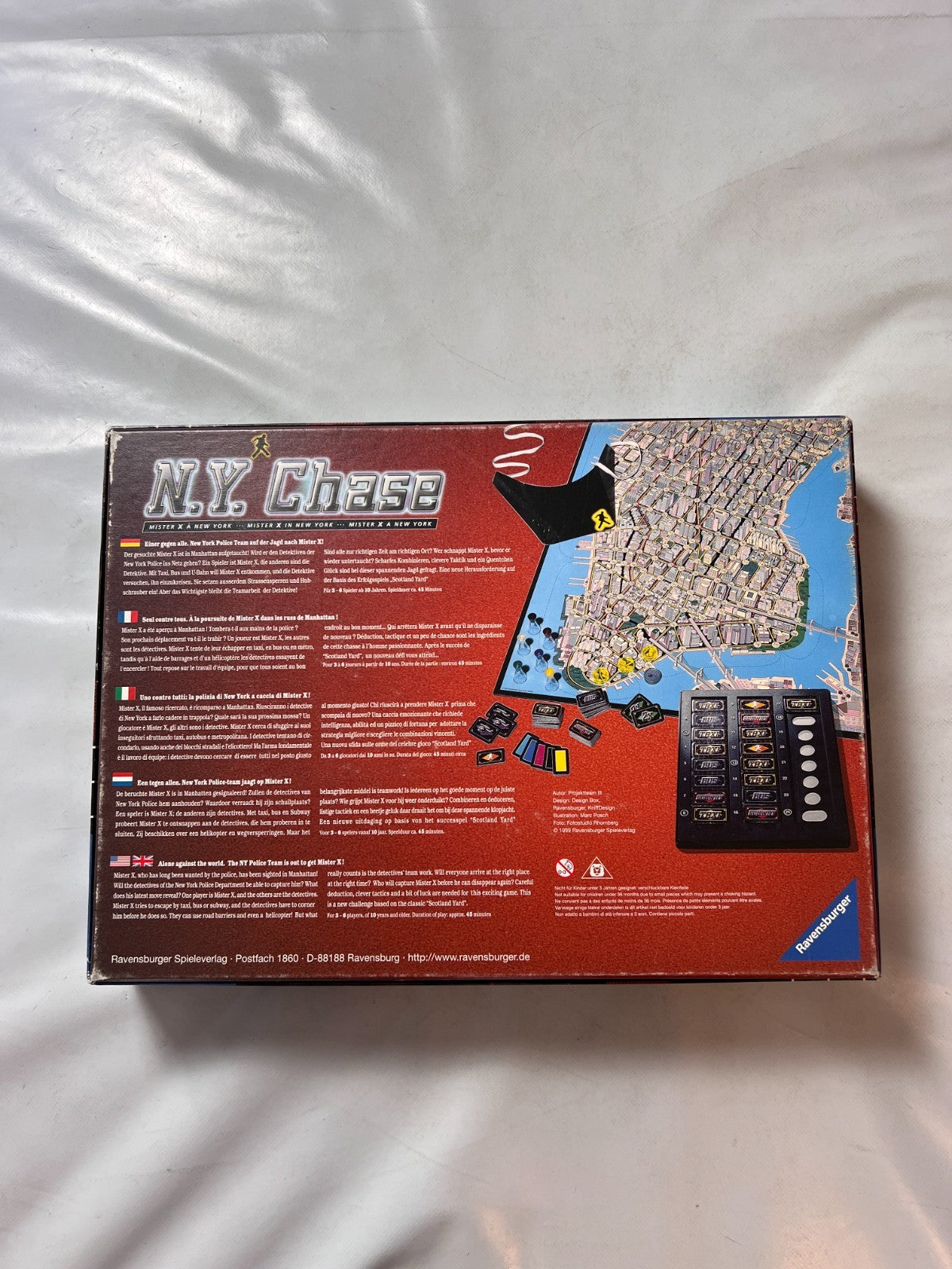 Ravensburger - N.Y. Chase - Mister X in New York - 10-99 Jahre - Vollständig - Ansicht 13