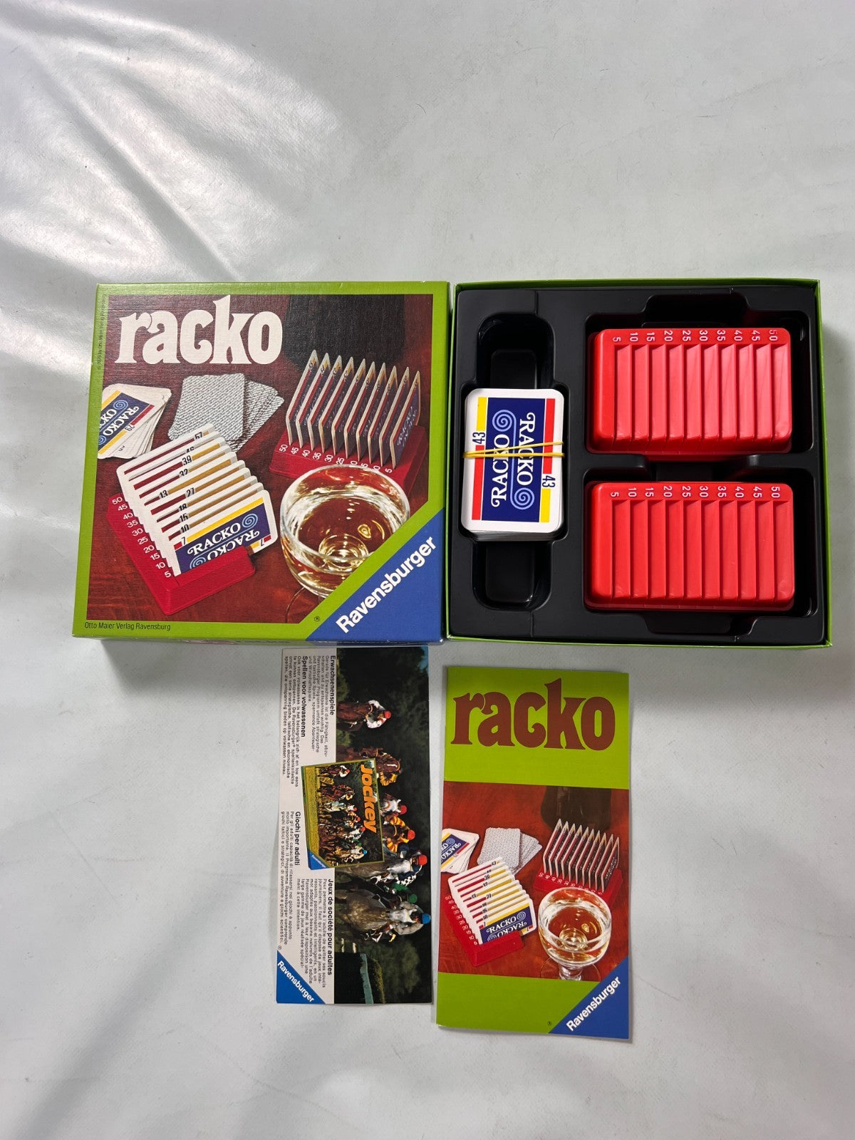 RAVENSBURGER  RACKO TRAVELLER SERIE 1976  Vollständig - Ansicht 2