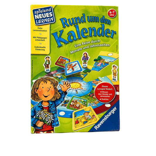 Ravensburger, Rund um den Kalender, Lernspiel Jahreszeiten – SKU A8991 – Gesellschaftsspiel gebraucht kaufen bei Brettspielimperium