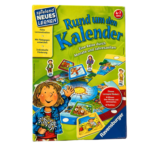 Ravensburger,  Rund um den Kalender, Lernspiel Jahreszeiten - Vollständig - Ansicht 1
