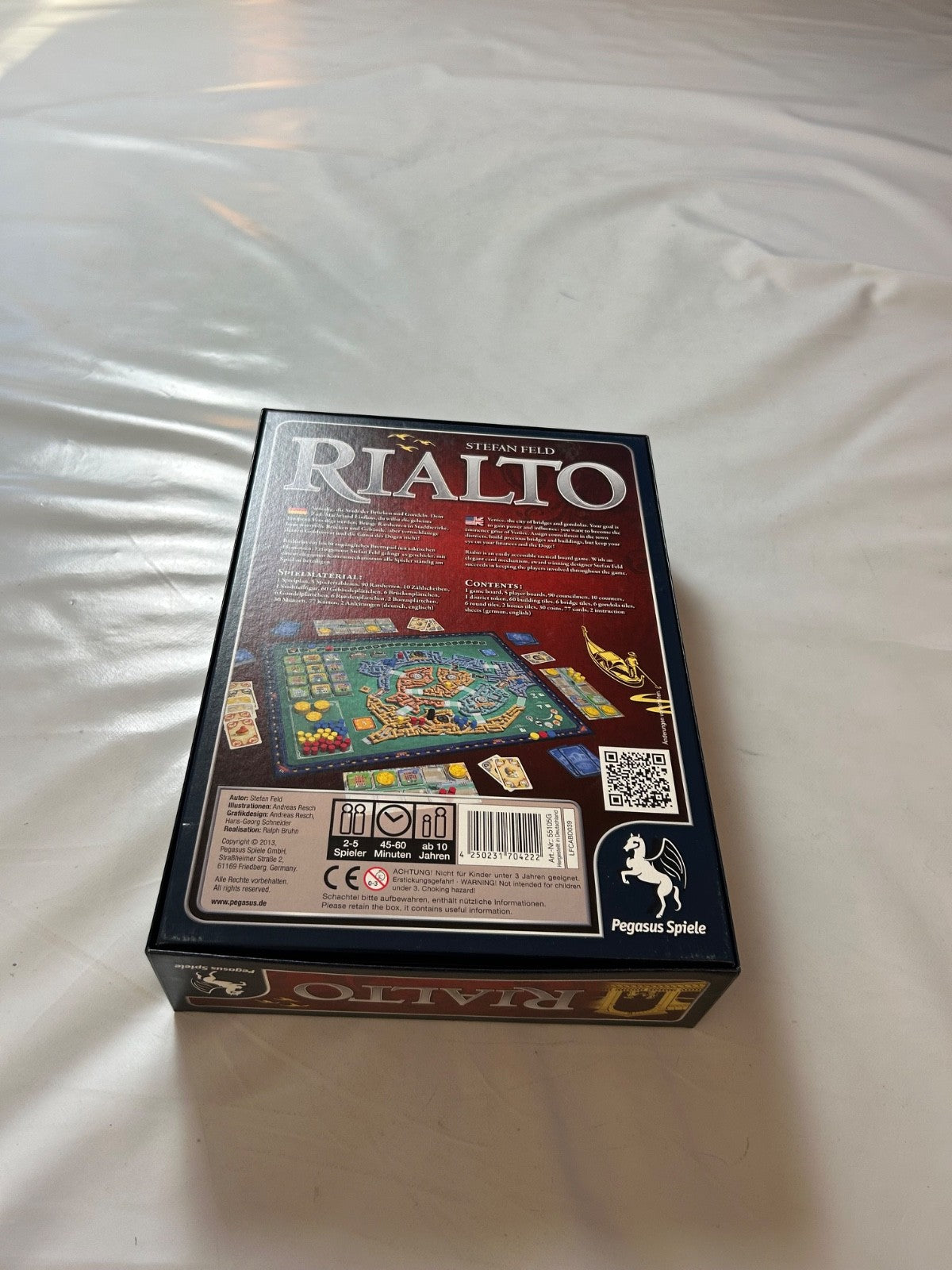 Rialto Spiel  Brettspiel Spiel Pegasus Stefan Feld  Brettspiel  Vollständig - Ansicht 11