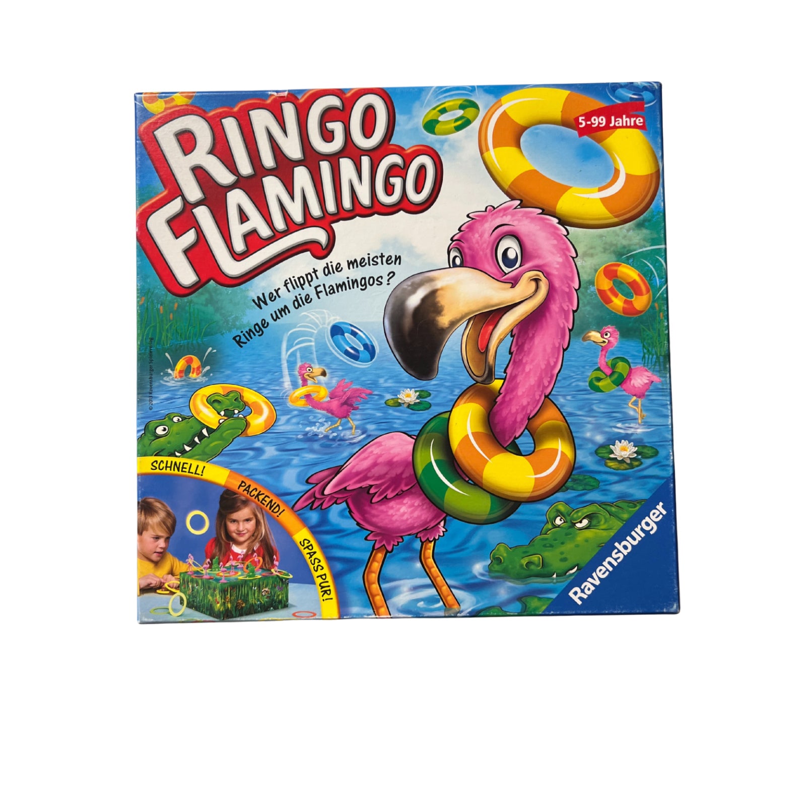 Ringo Flamingo - Ravensburger – SKU A10445 – Gesellschaftsspiel gebraucht kaufen bei Brettspielimperium