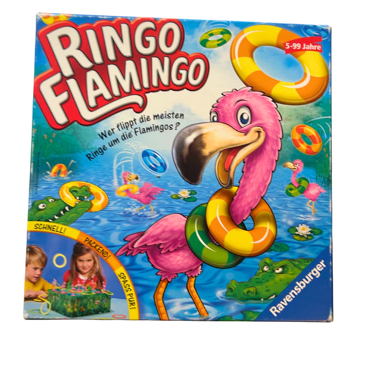 Ringo Flamingo - Ravensburger – SKU A10802 – Gesellschaftsspiel gebraucht kaufen bei Brettspielimperium