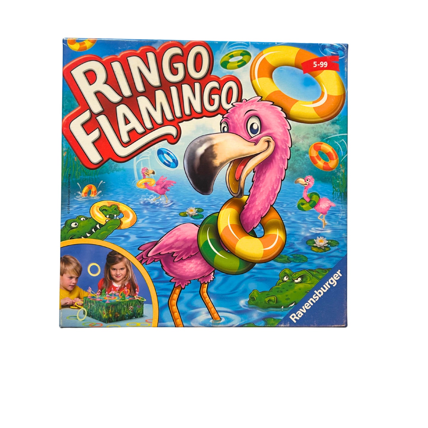 Ringo Flamingo - Ravensburger – SKU A11351 – Gesellschaftsspiel gebraucht kaufen bei Brettspielimperium