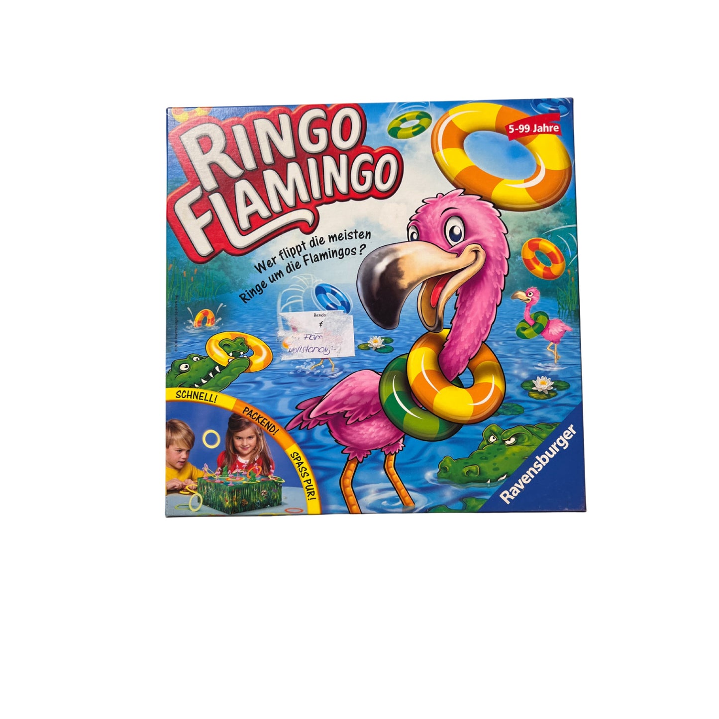 Ringo Flamingo - Ravensburger – SKU A11715 – Gesellschaftsspiel gebraucht kaufen bei Brettspielimperium