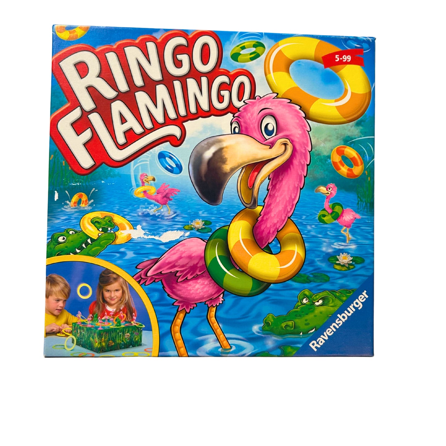 Ringo Flamingo - Ravensburger – SKU A12019 – Gesellschaftsspiel gebraucht kaufen bei Brettspielimperium