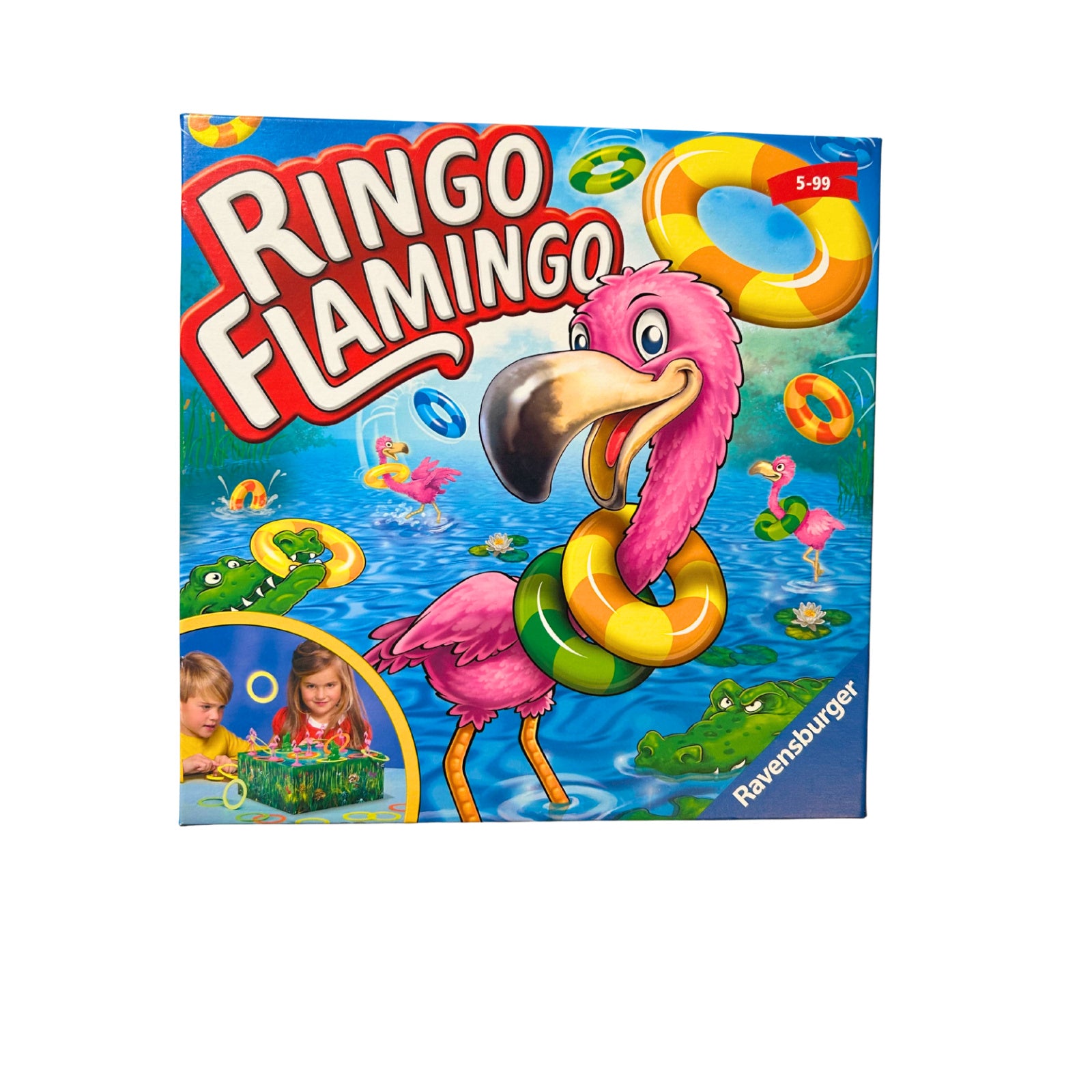 Ringo Flamingo - Ravensburger – SKU A12035 – Gesellschaftsspiel gebraucht kaufen bei Brettspielimperium