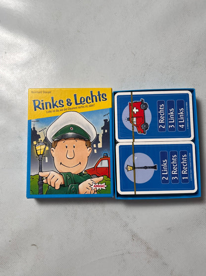 Rinks und Lechts Amigo Kartenspiel Unbespielt - Ansicht 2