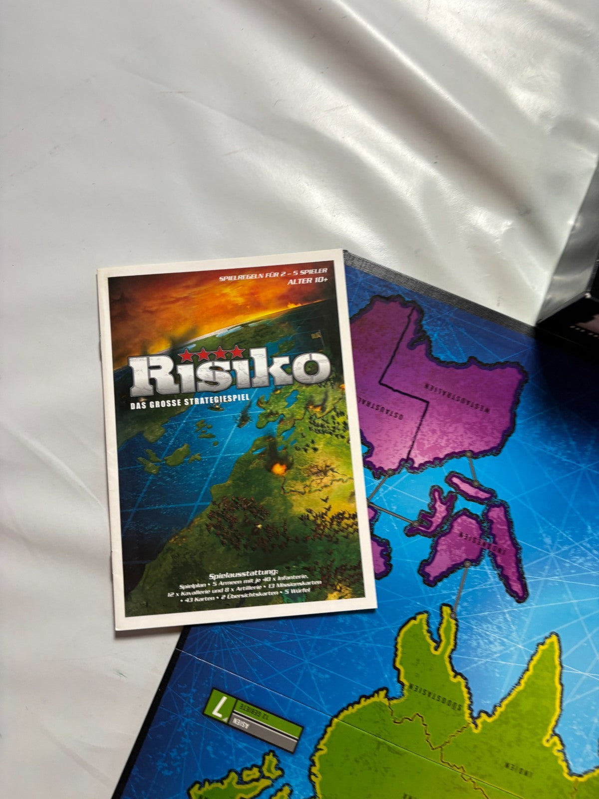 Risiko Brettspiel das große Strategiespiel  Hasbro 2010  Vollständig - Ansicht 7