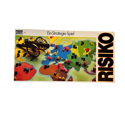 Risiko Brettspiel Spiel Parker 1992  große weiße Ausgabe  Teils unbespielt - Ansicht 1