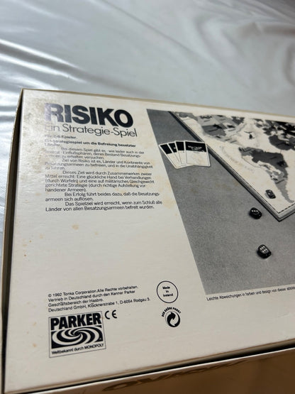 Risiko Brettspiel Spiel Parker 1992  große weiße Ausgabe  Teils unbespielt - Ansicht 14