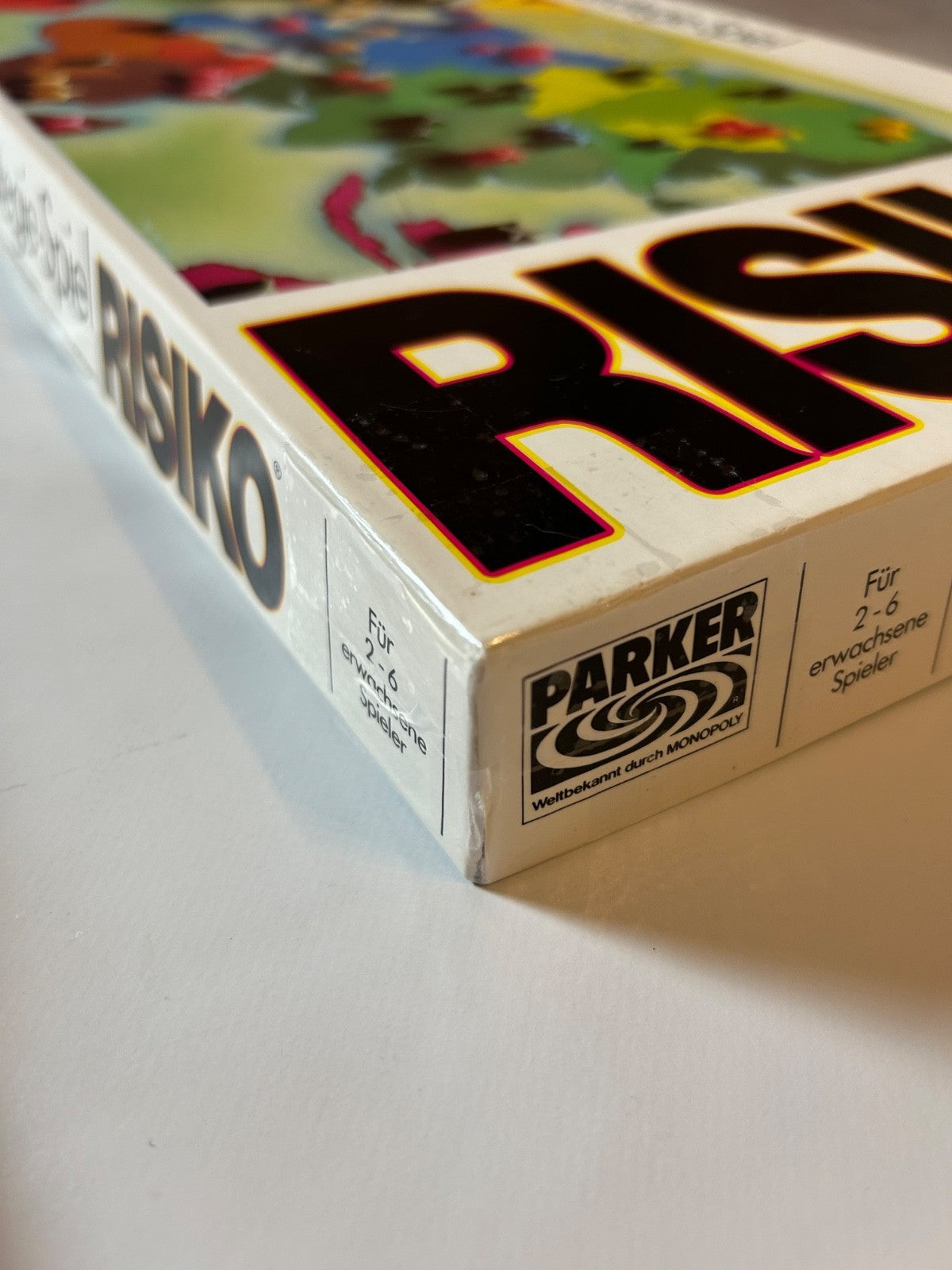 Risiko Brettspiel Spiel Parker 1992  große weiße Ausgabe  Teils unbespielt - Ansicht 6