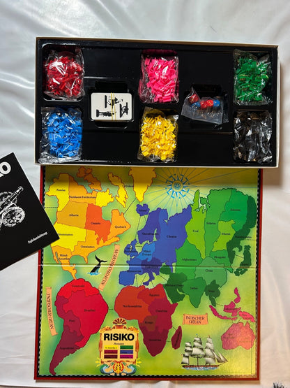 Risiko Brettspiel Spiel Parker 1992  große weiße Ausgabe  Teils unbespielt - Ansicht 7