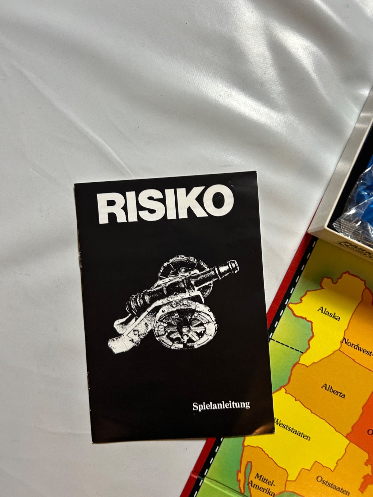 Risiko Brettspiel Spiel Parker 1992  große weiße Ausgabe  Teils unbespielt - Ansicht 8