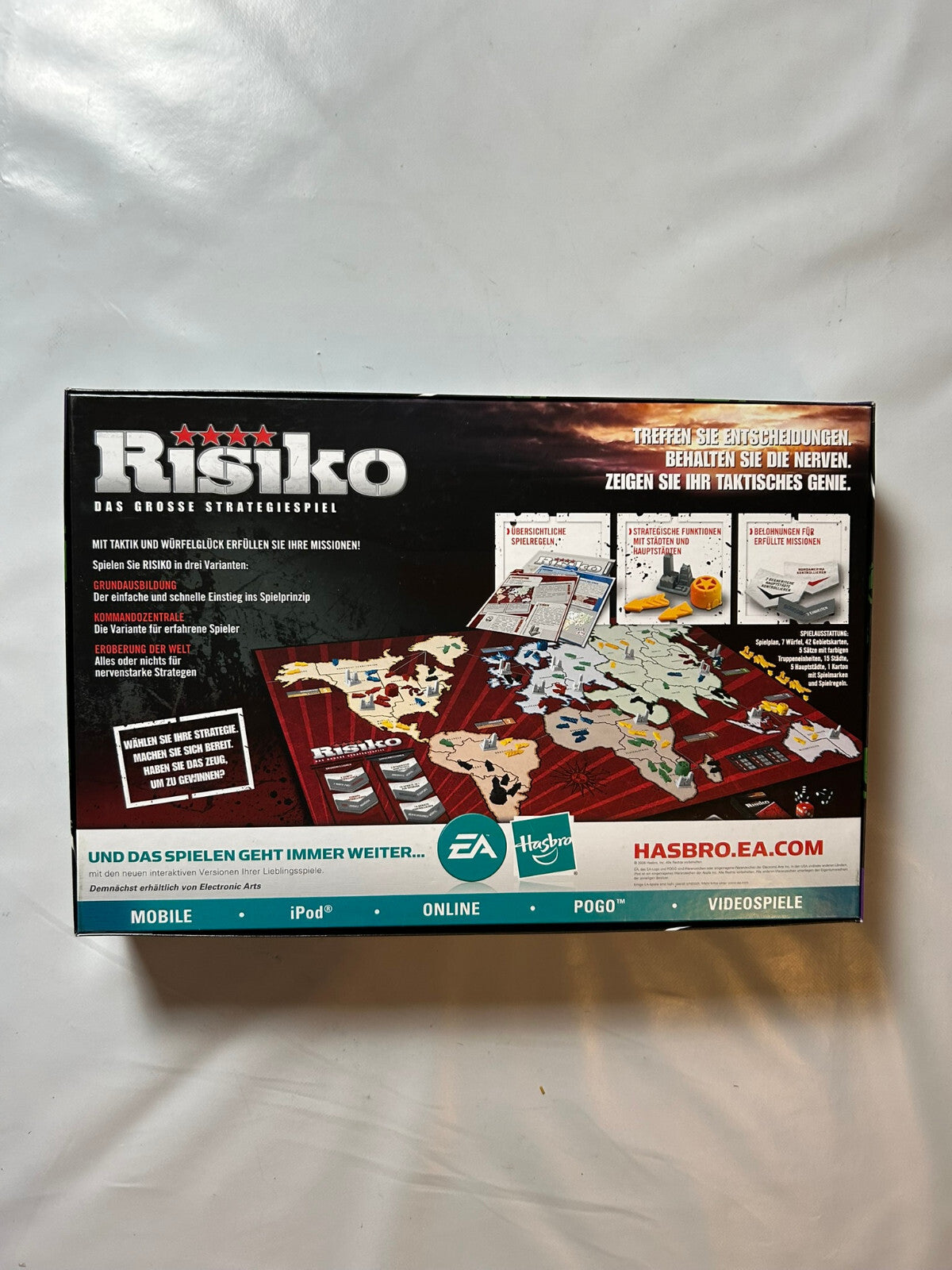 RISIKO Das grosse Strategiespiel mit 3 Spielvarianten Parker 2008 - Unbespielt - Ansicht 14