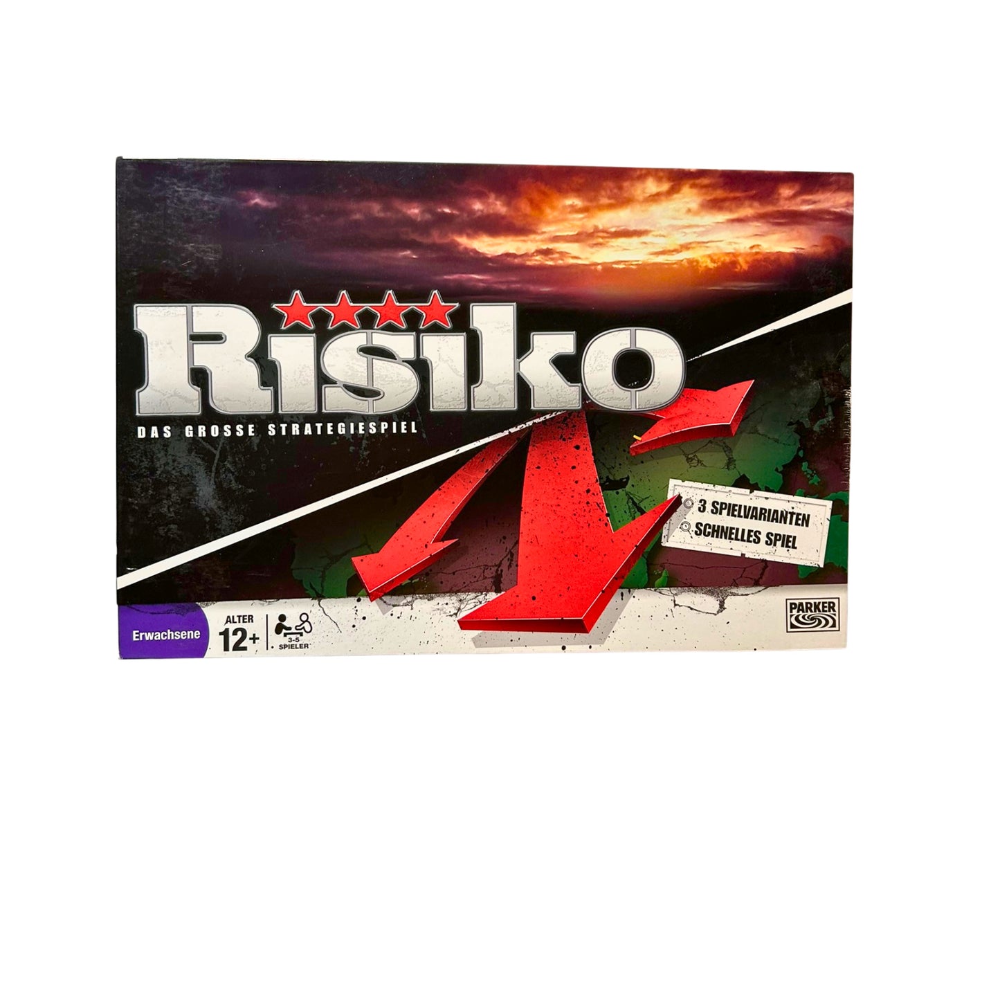 RISIKO Das grosse Strategiespiel mit 3 Spielvarianten Parker 2008 - Unbespielt – SKU A7949 – Gesellschaftsspiel gebraucht kaufen bei Brettspielimperium