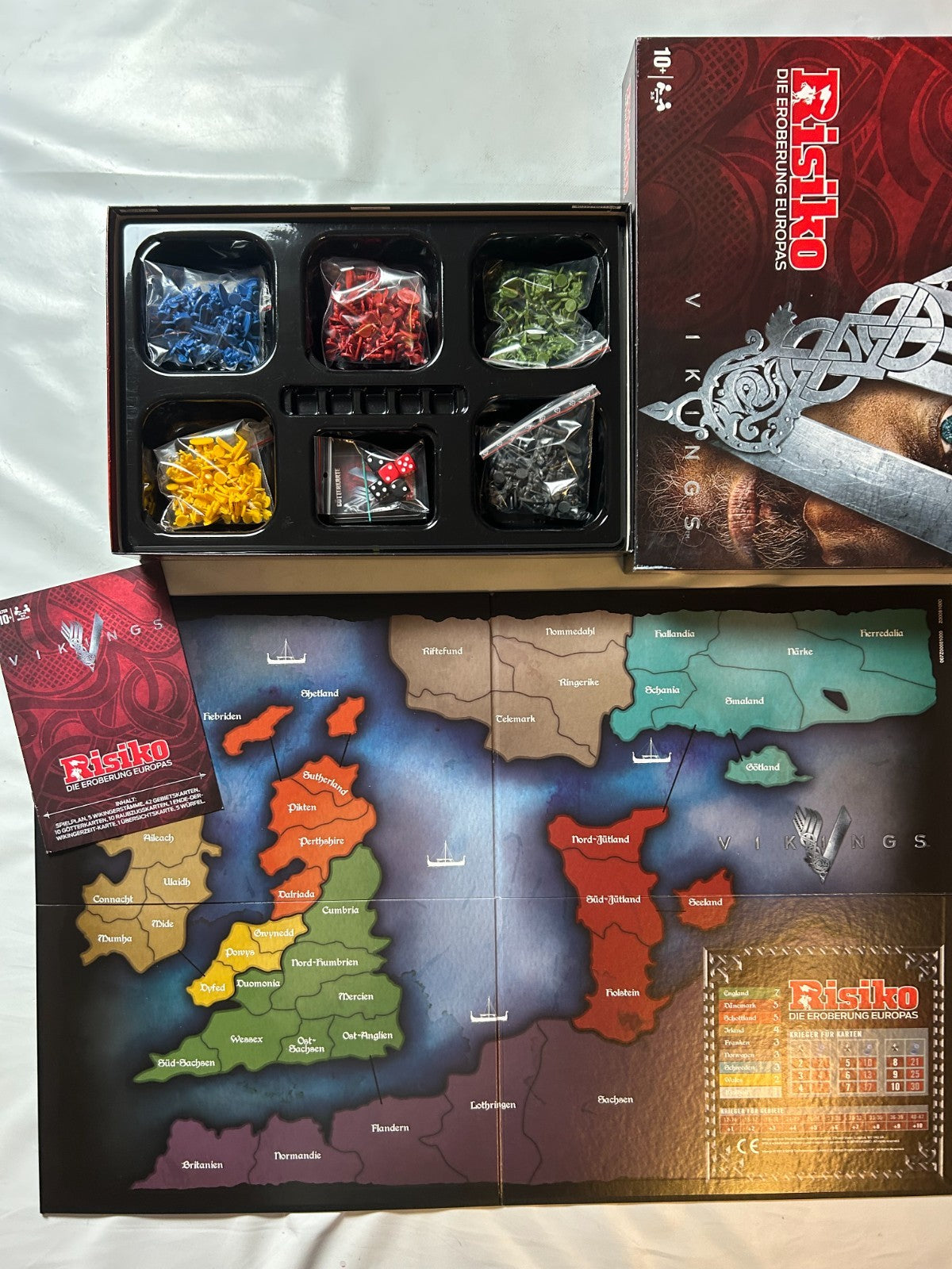 Risiko Die Eroberung Europas Vikings Brettspiel Hasbro  Vollständig - Ansicht 7