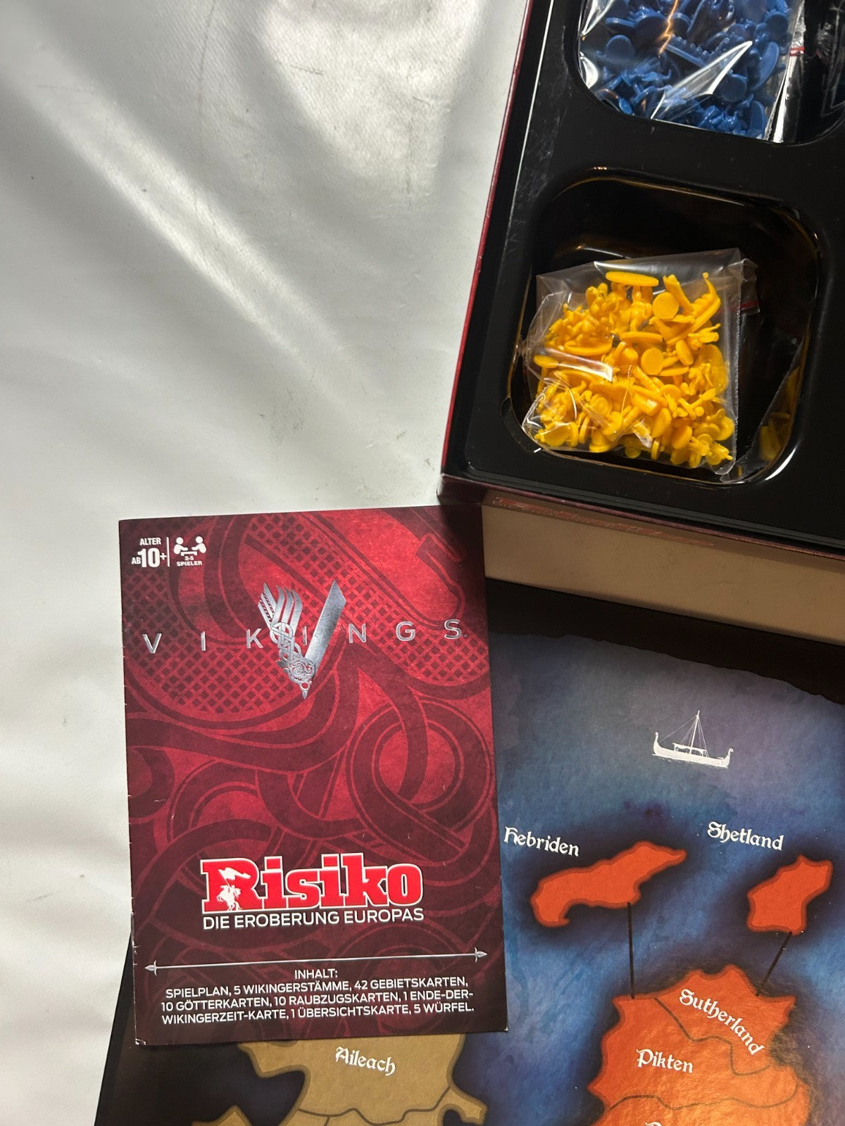 Risiko Die Eroberung Europas Vikings Brettspiel Hasbro  Vollständig - Ansicht 8