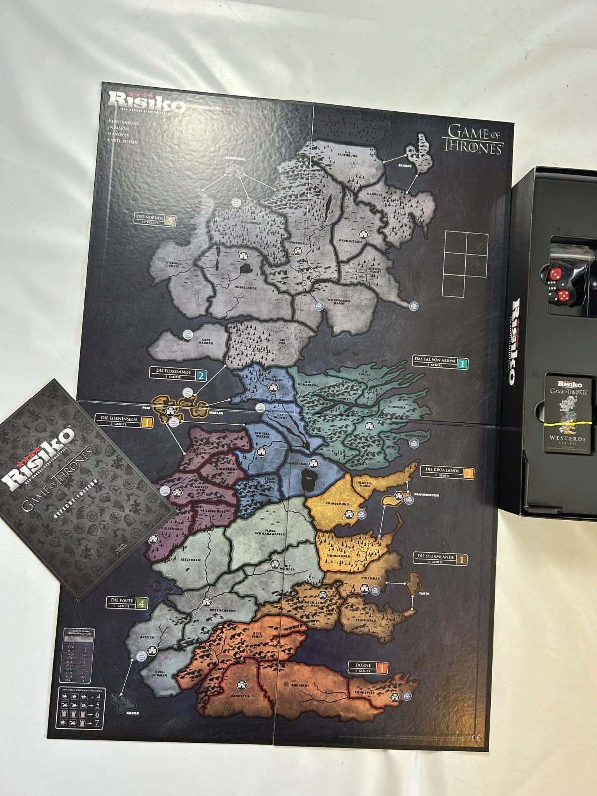 Risiko Game of Thrones GoT Strategie Spiel Gefecht Edition  Hasbro Vollständig - Ansicht 13