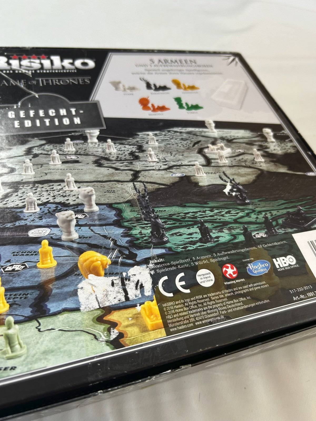 Risiko Game of Thrones GoT Strategie Spiel Gefecht Edition  Hasbro Vollständig - Ansicht 6