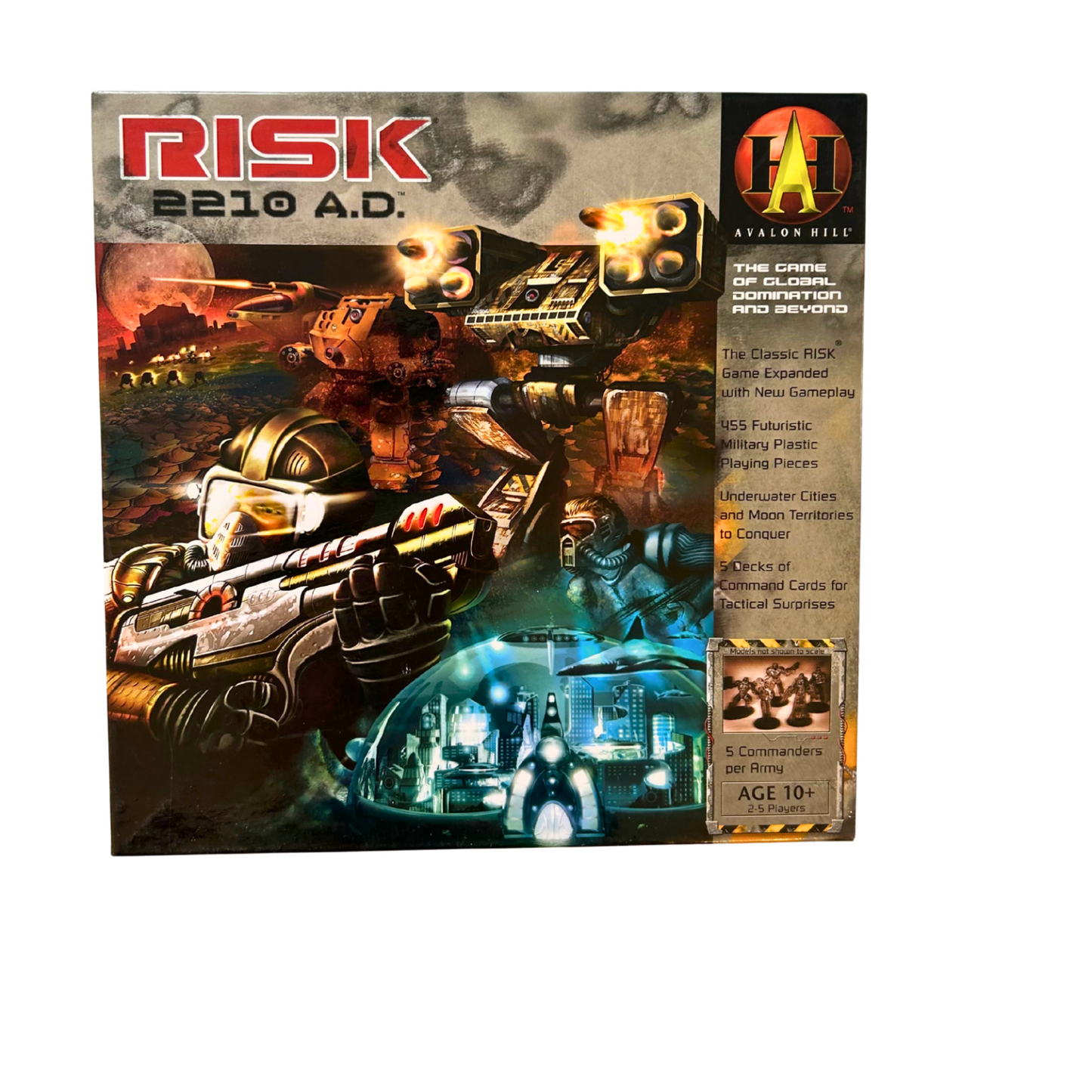 Risiko Risk 2210 AD Gesellschaftsspiel Avalon Hill englisch  vollständig - Ansicht 1