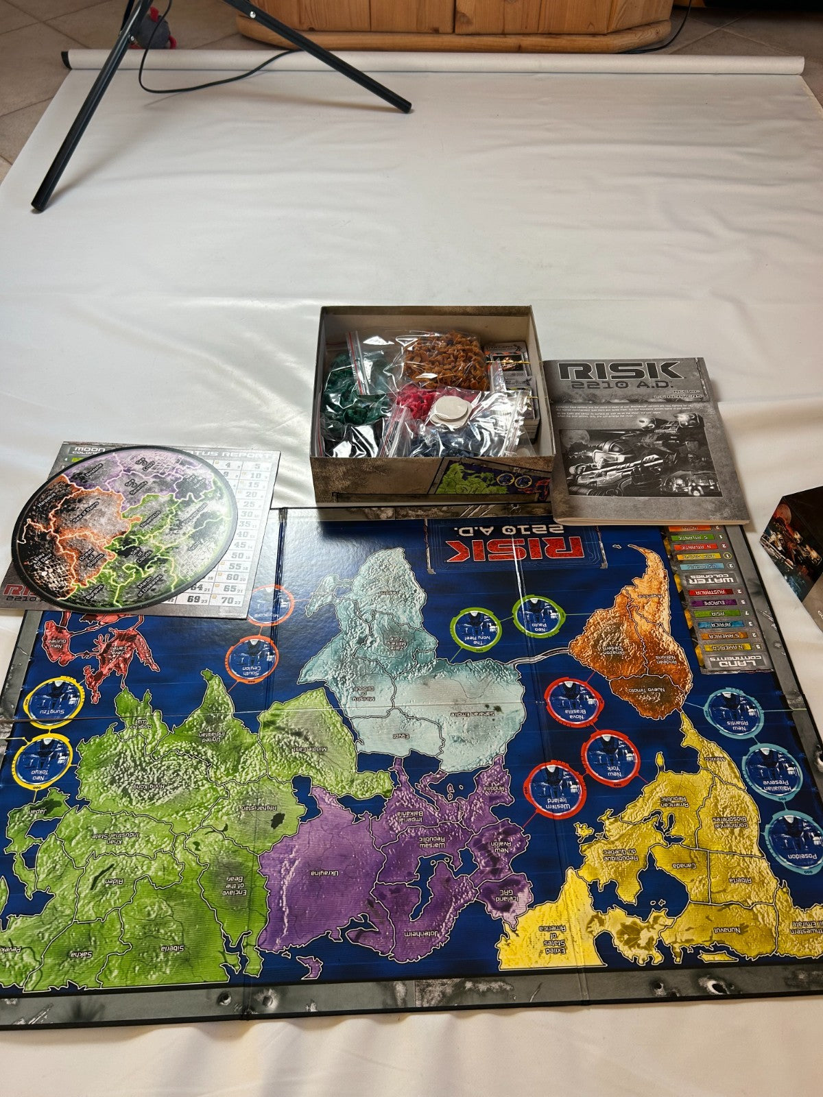 Risiko Risk 2210 AD Gesellschaftsspiel Avalon Hill englisch  vollständig - Ansicht 9