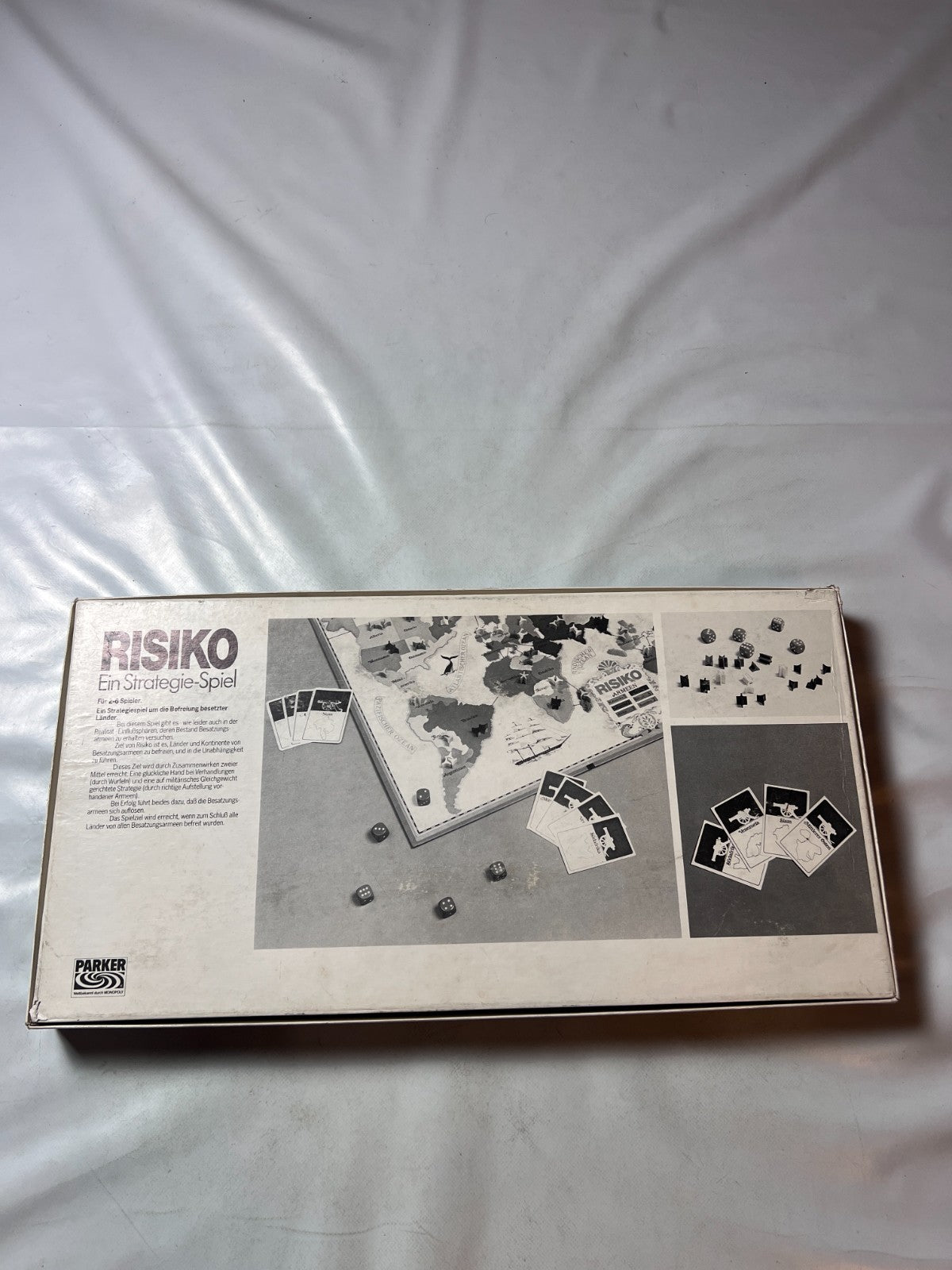 Risiko - Strategiespiel weiß Parker 1982 - Vollständig - Ansicht 11