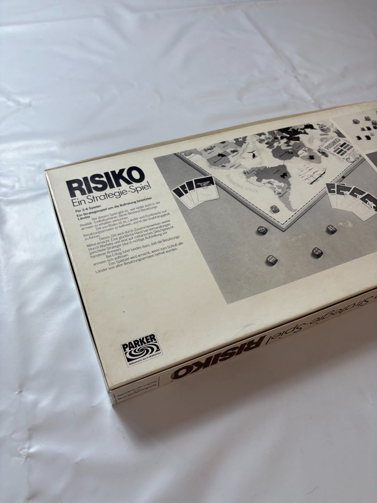 Risiko - Strategiespiel weiß Parker 1982 - Vollständig - Ansicht 16