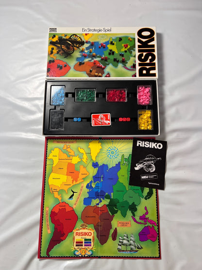 Risiko - Strategiespiel weiß Parker 1982 - Vollständig - Ansicht 2