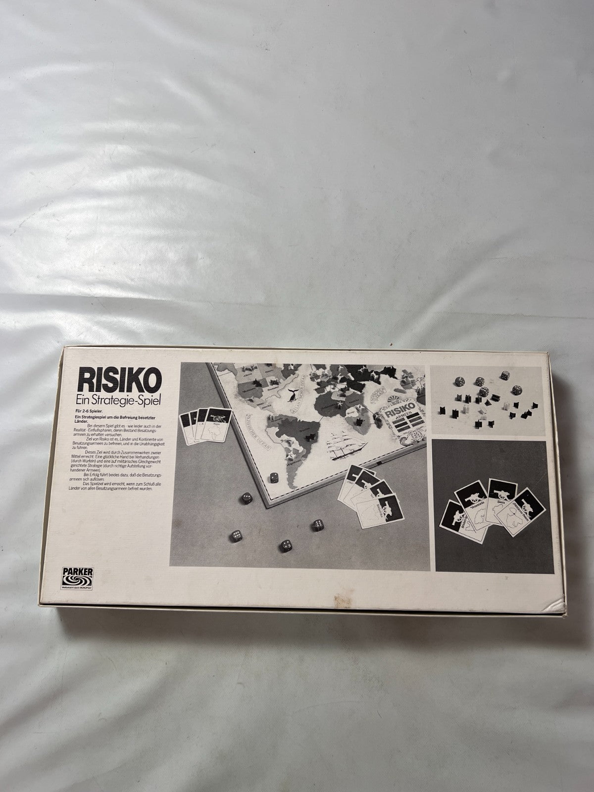 Risiko - Strategiespiel weiß Parker 1982 - Vollständig - Ansicht 9