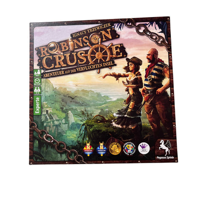 Robinson Crusoe Abenteuer auf der Verfluchten Insel Pegasus Spiele Unbespielt – SKU A14313 – Gesellschaftsspiel gebraucht kaufen bei Brettspielimperium