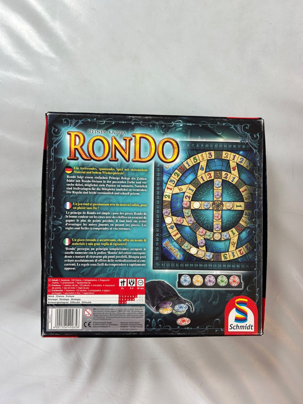 Rondo Brettspiel Schmidt Spiele Gesellschaftsspiel - Vollständig - Ansicht 10