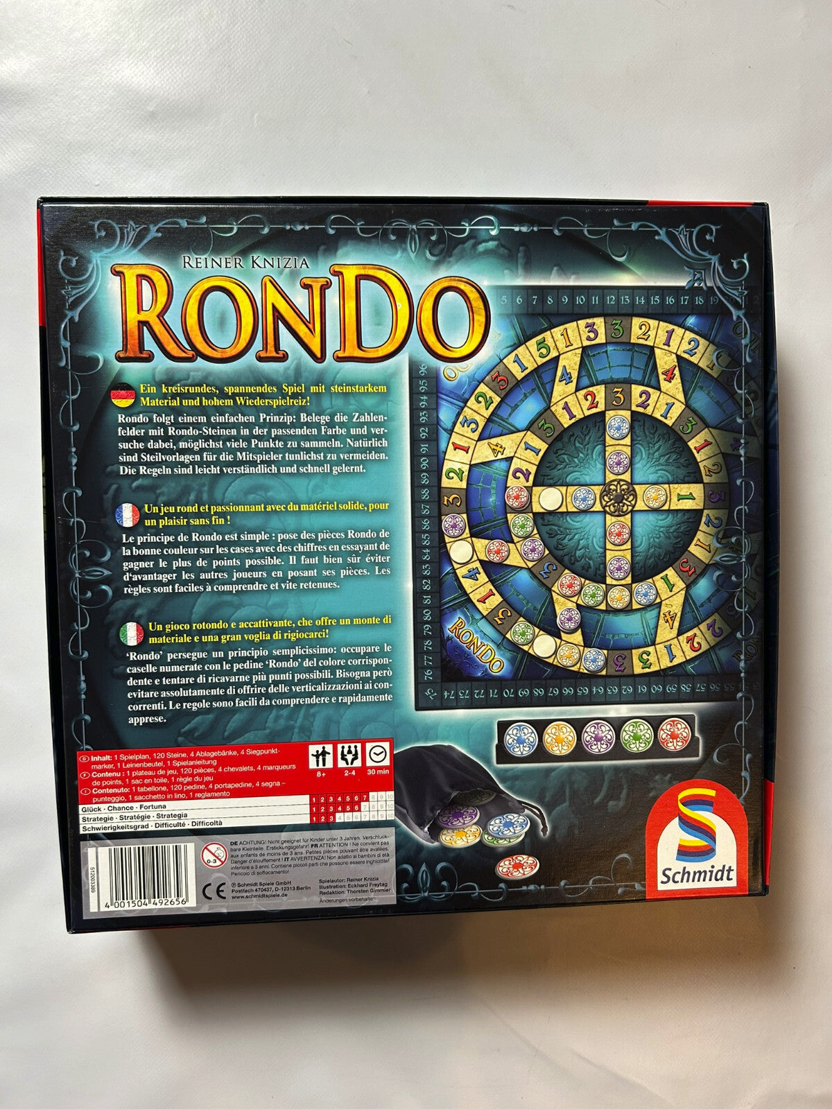 Rondo Brettspiel Schmidt Spiele Gesellschaftsspiel - Vollständig - Ansicht 8