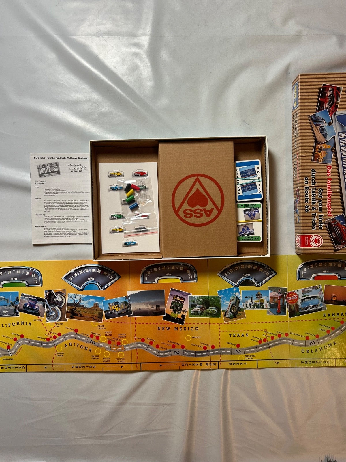 Route 66 Brettspiel ASS 1993 Gesellschaftsspiel Spiel - Vollständig - Ansicht 6