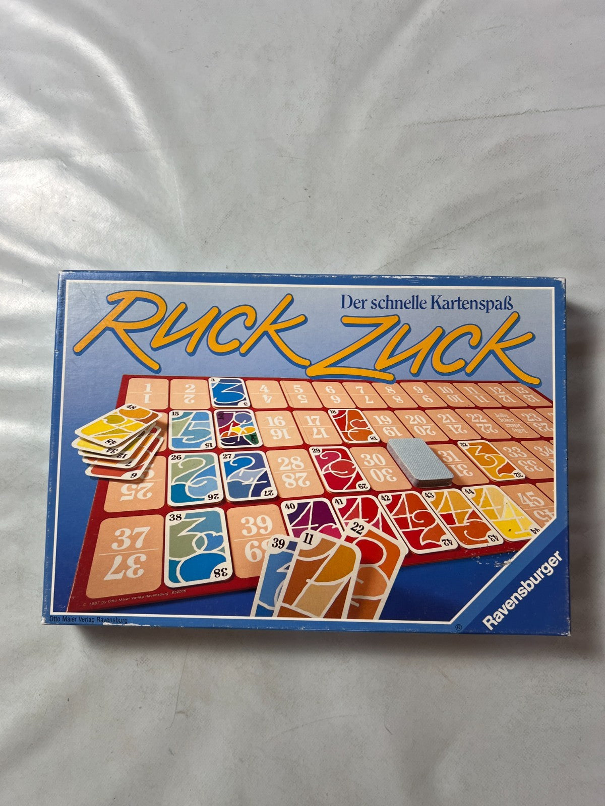 Ruck Zuck der schnelle Kartenspaß - Ravensburger Legespiel 1987 -Vollständig - Ansicht 4