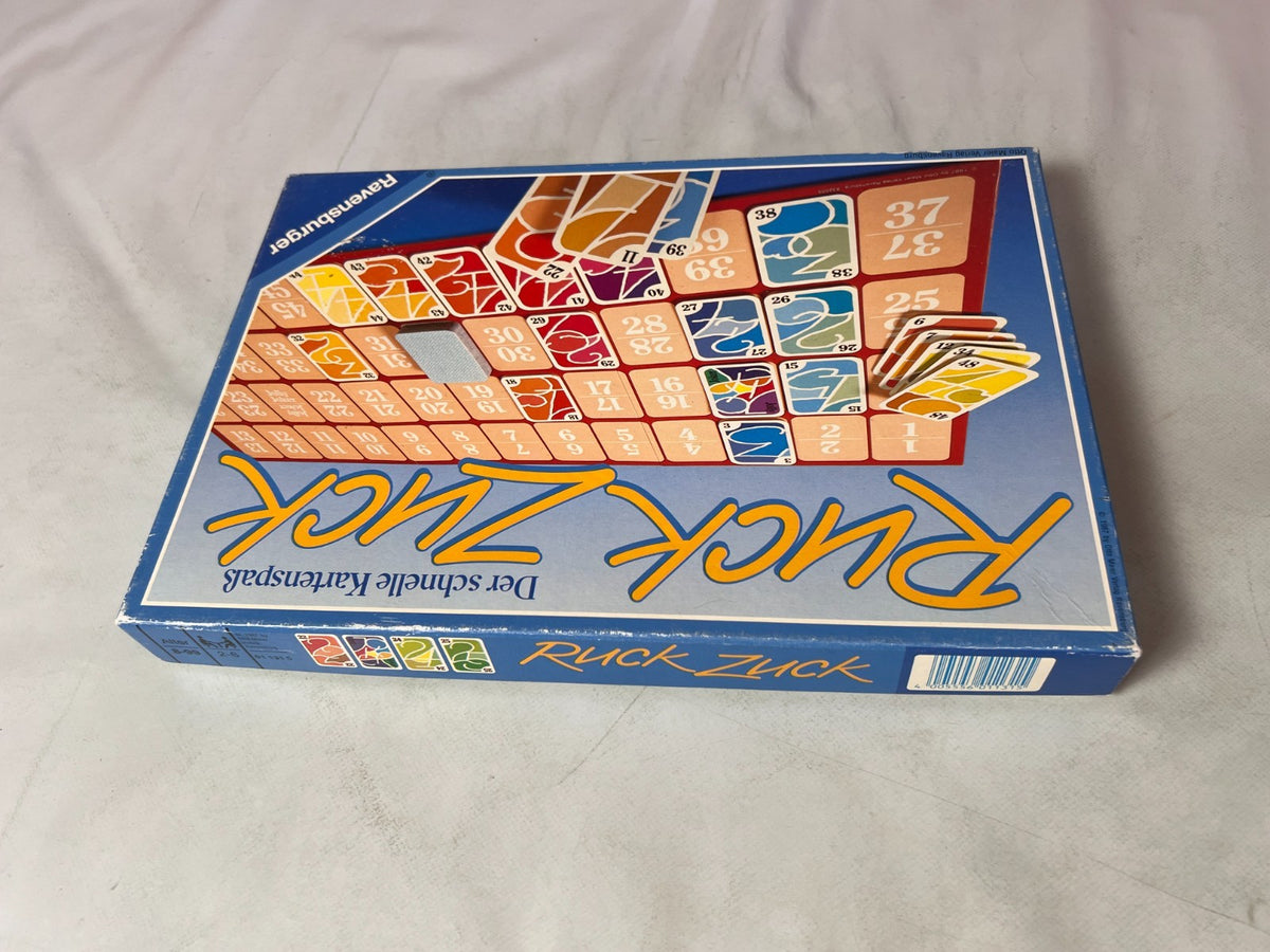 Ruck Zuck der schnelle Kartenspaß - Ravensburger Legespiel 1987 -Vollständig - Ansicht 6