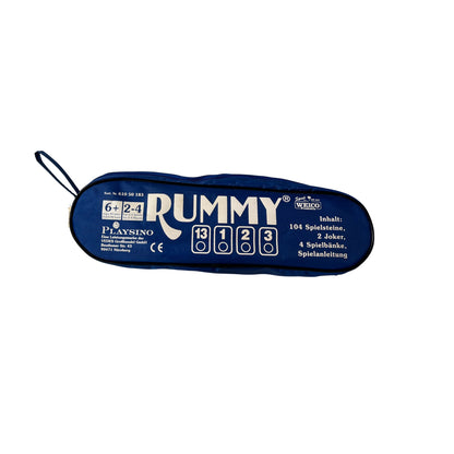 Rummy Weico Art. 61050183 blau – SKU A14545 – Gesellschaftsspiel gebraucht kaufen bei Brettspielimperium