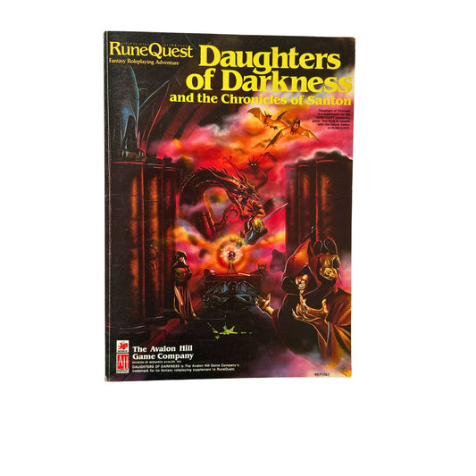Runequest Daughters of Darkness (Avalon Hill, printed 1990) englisch – SKU A9913 – Rollenspiel-Buch gebraucht kaufen bei Brettspielimperium
