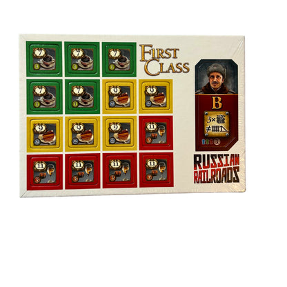 Russian Railroads / First Class - Juri Dreigleisky Promo/Erweiterung NEU & – SKU A11324 – Gesellschaftsspiel gebraucht kaufen bei Brettspielimperium