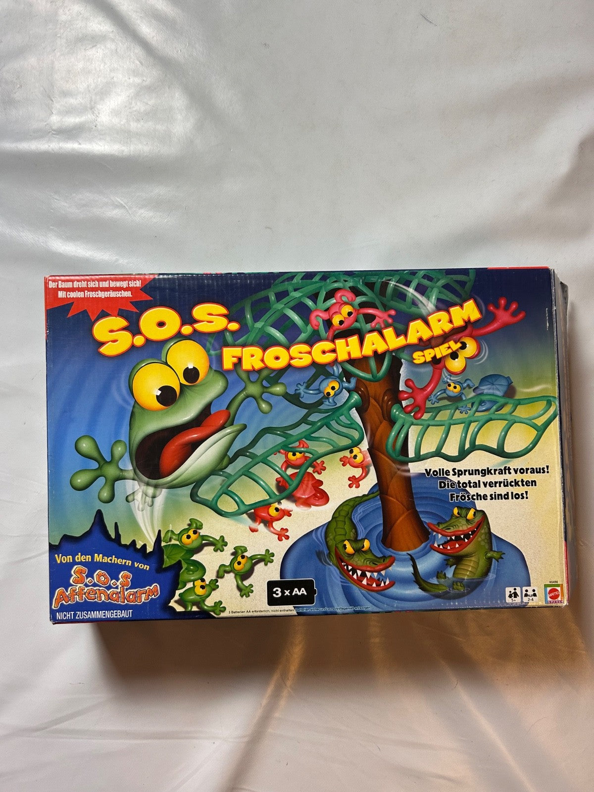S.O.S. Froschalarm Brettspiel Kinderspiel Spiel Mattel vollständig - Ansicht 2