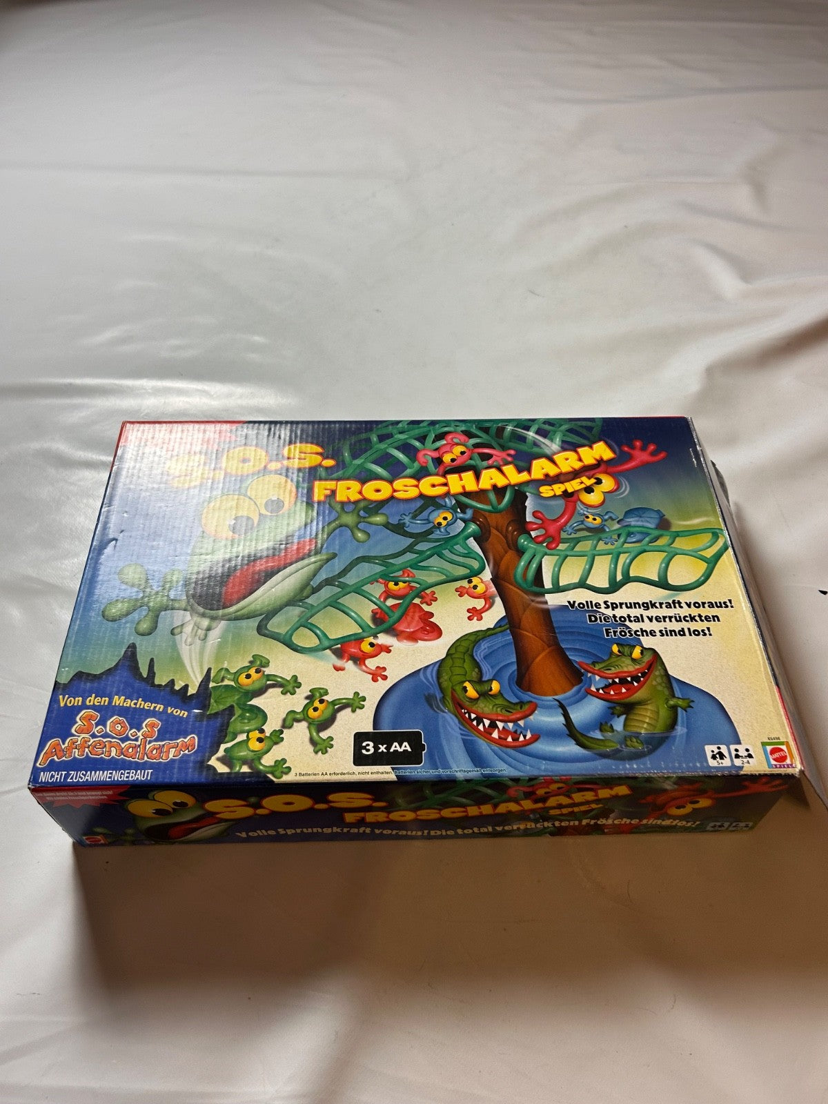 S.O.S. Froschalarm Brettspiel Kinderspiel Spiel Mattel vollständig - Ansicht 3
