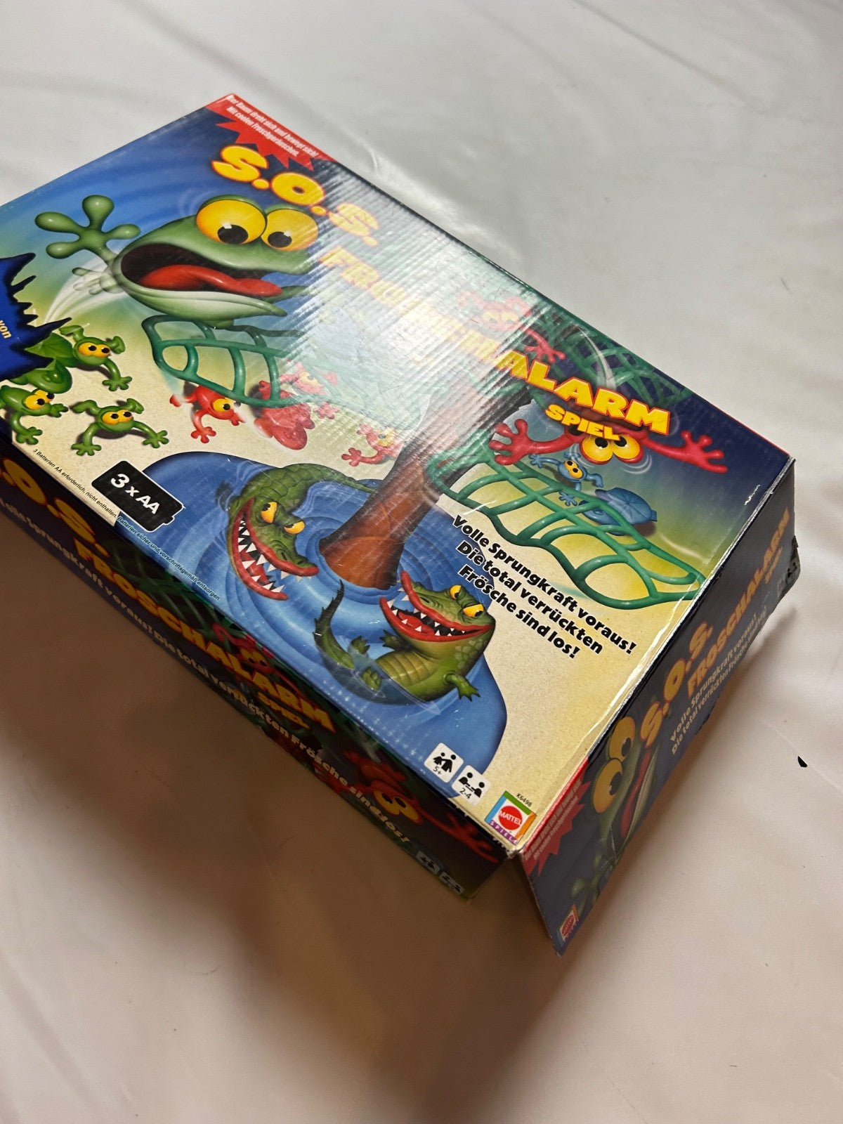 S.O.S. Froschalarm Brettspiel Kinderspiel Spiel Mattel vollständig - Ansicht 4
